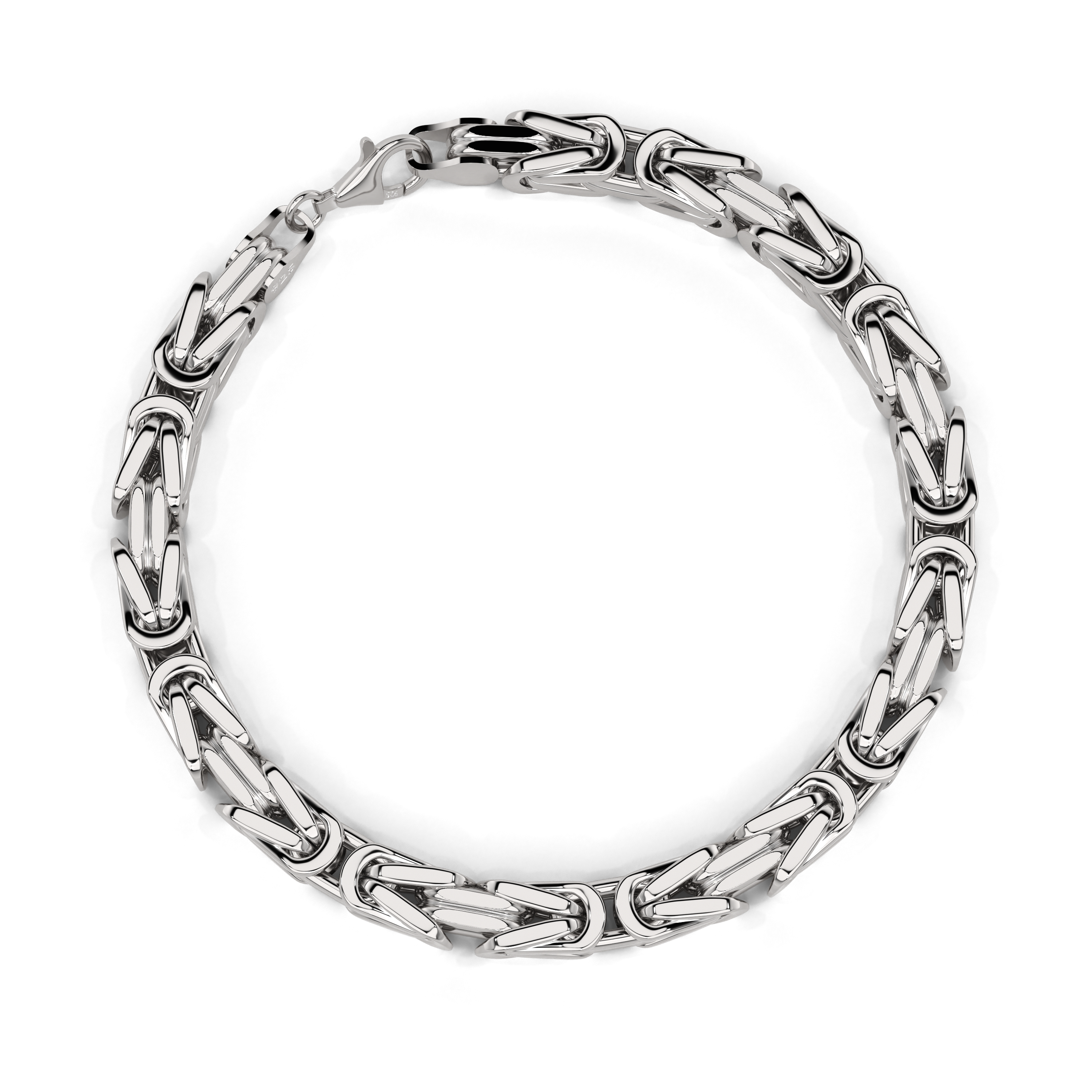 Königsketten Armband 7.2mm 925 Silber – KINGSSILVER