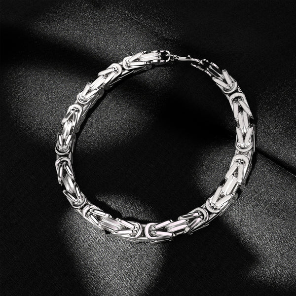 Königsketten Armband 8mm 925 Silber